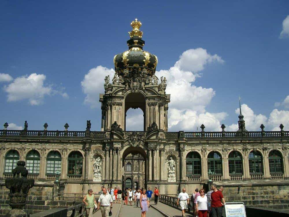 Город Дрезден в Германии