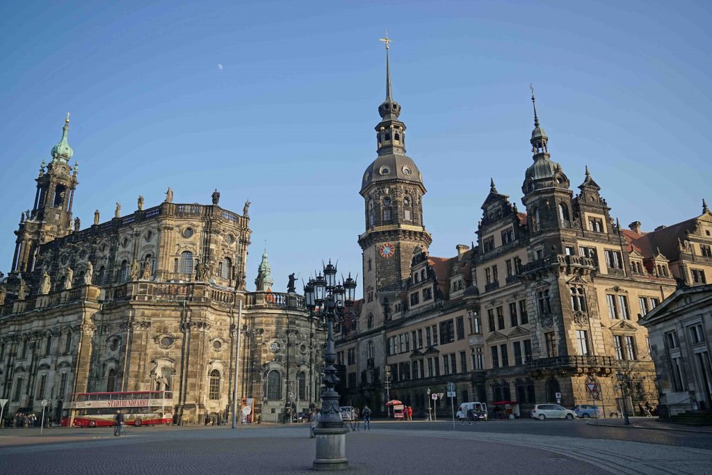 Замок-резиденция в городе Дрезден