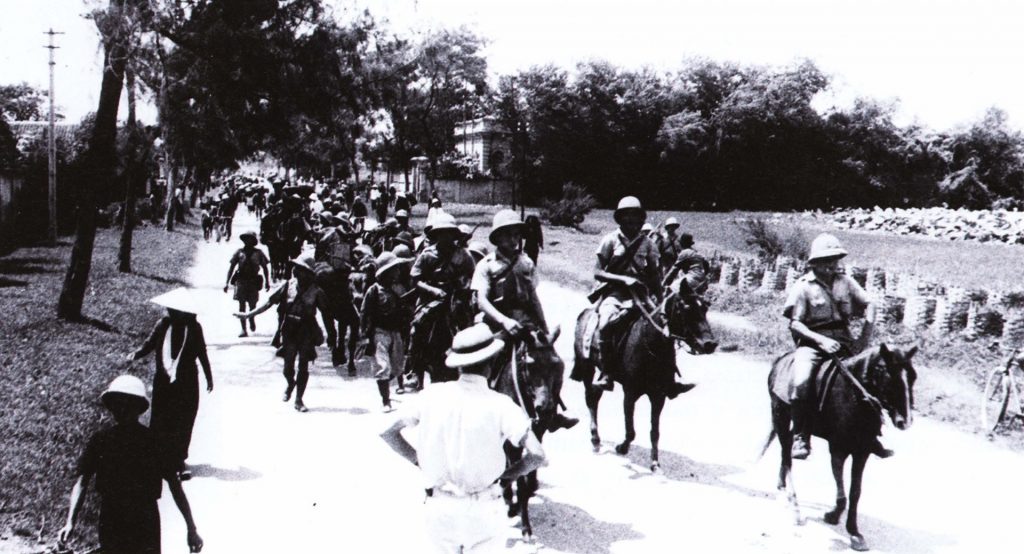 французские колониальные войска покидают Хайфон