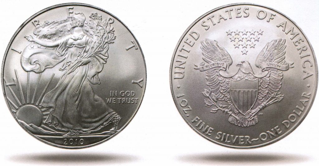 Ценные монеты - Американский серебряный орел