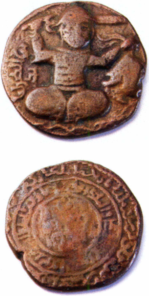 Бронзовые монеты древнегреческой чеканки с изображением бога Геракла